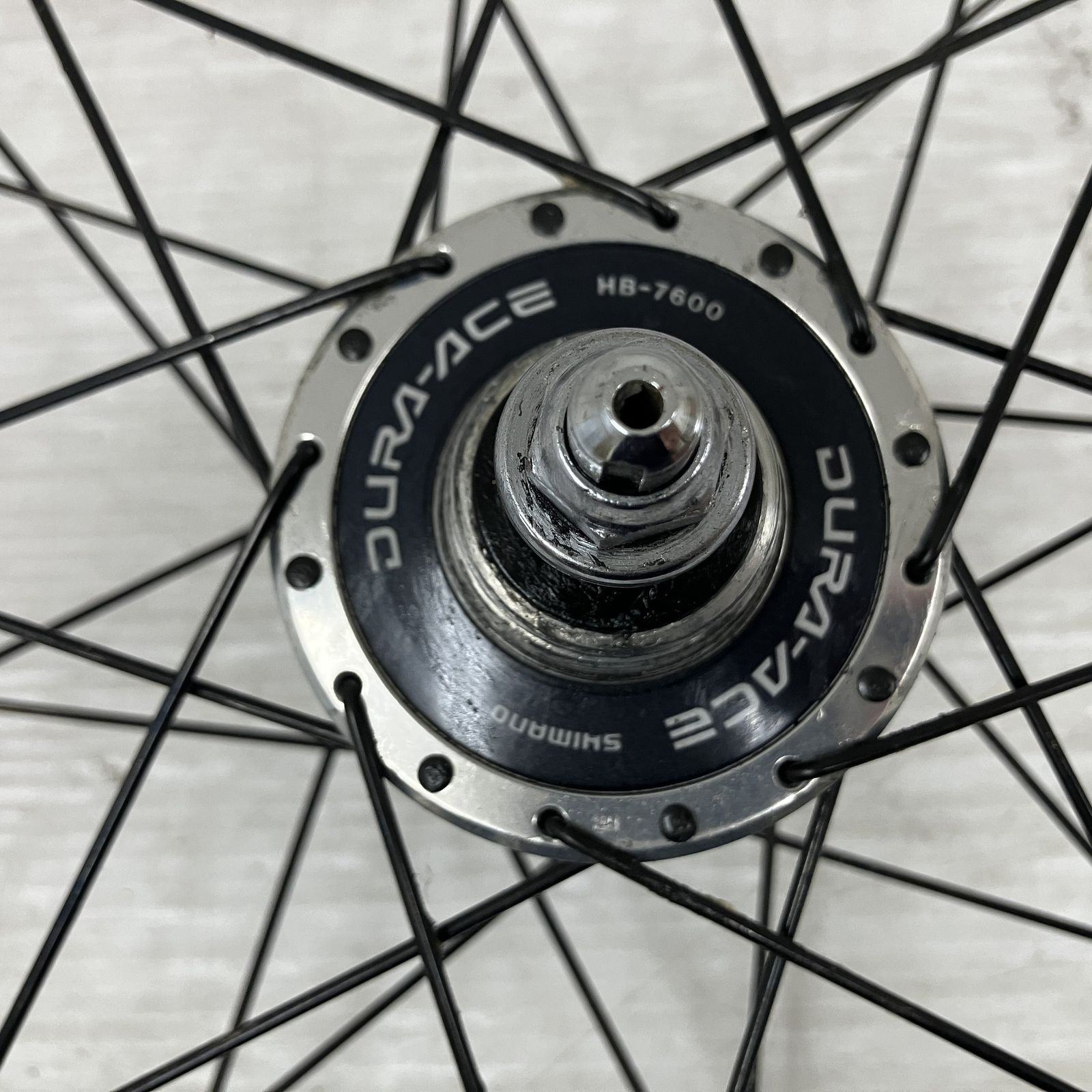 SHIMANO シマノ DURA-ACE HB-7600 ハブ付き ホイール 自転車 パーツ