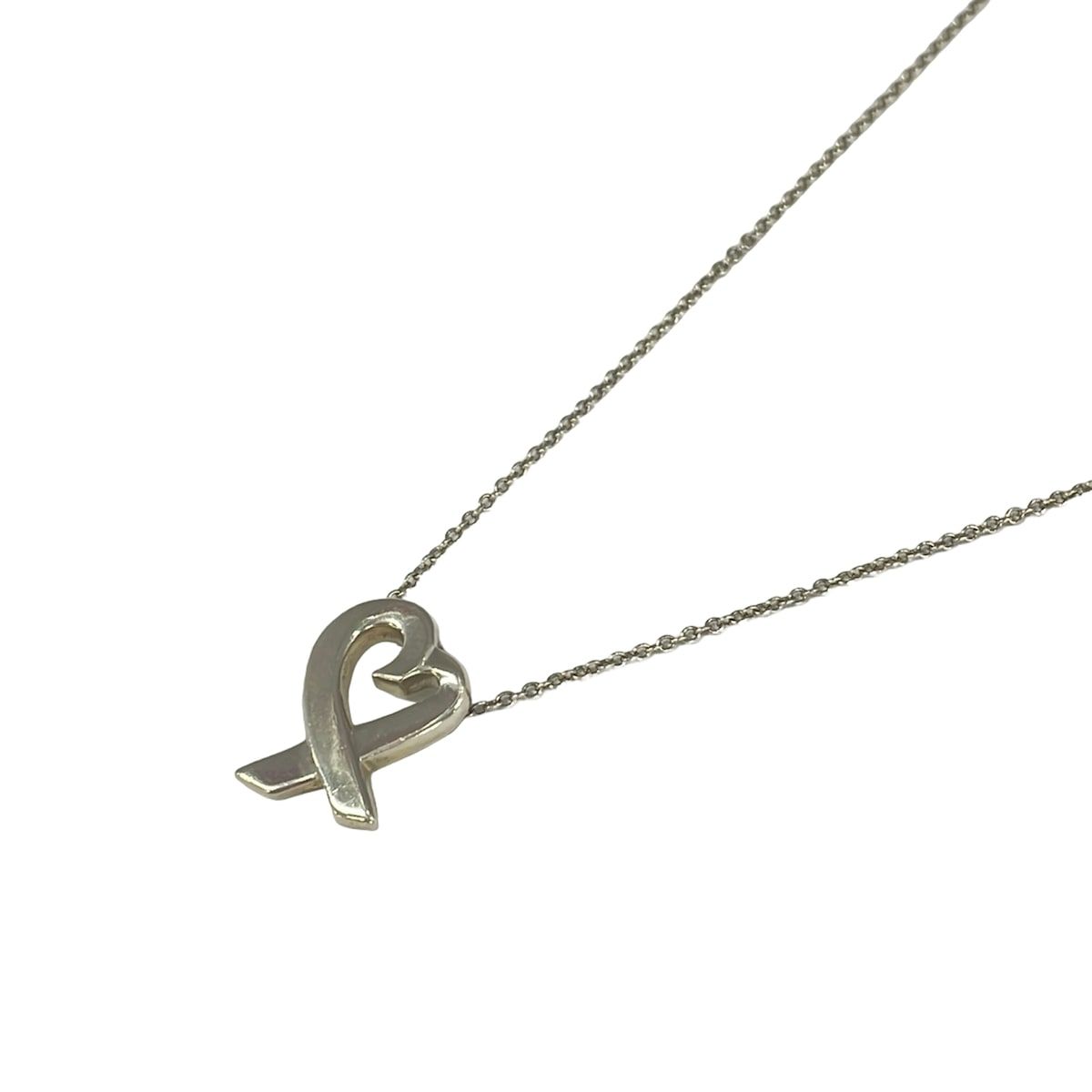 TIFFANY&Co.(ティファニー) ネックレス美品 ラヴィングハート シルバー