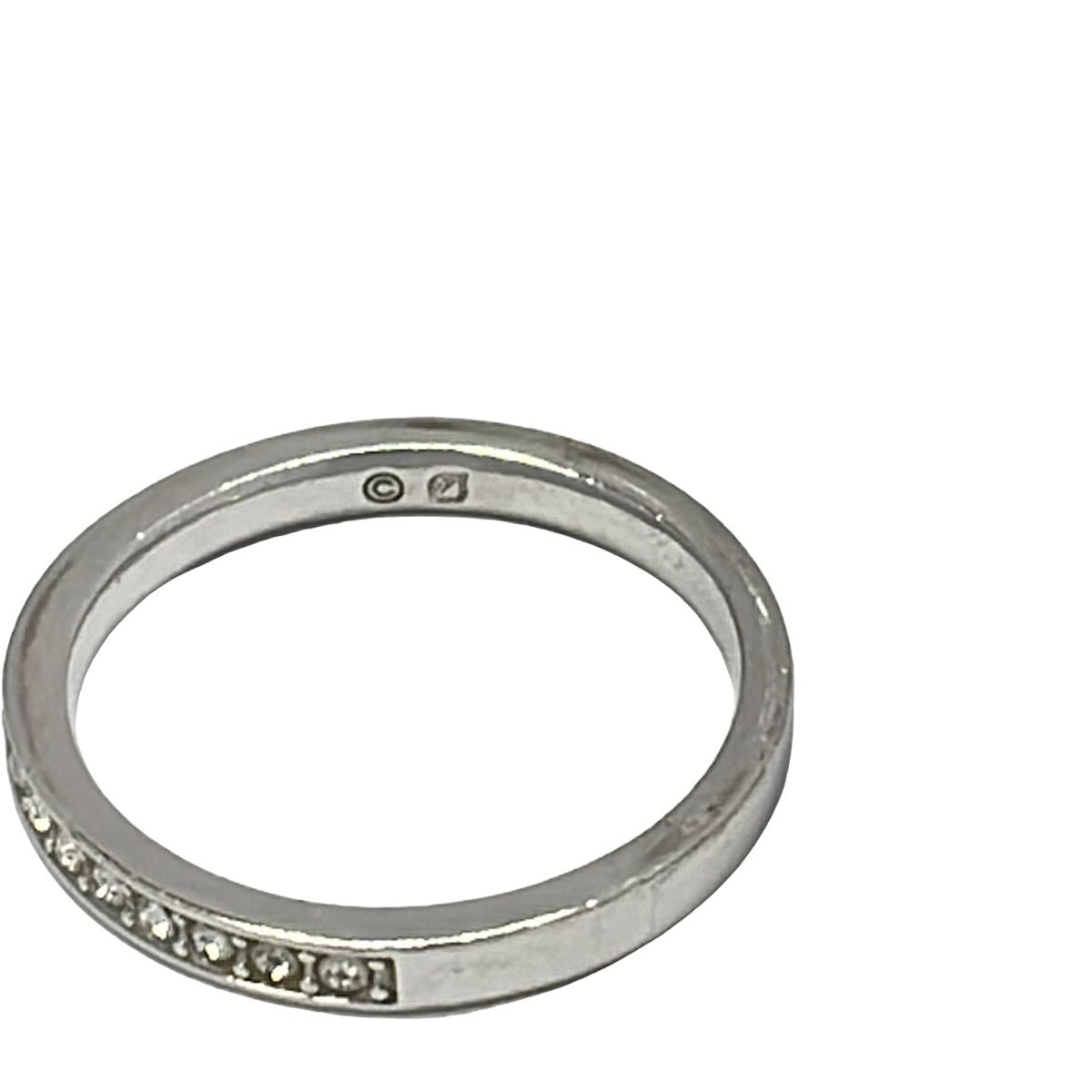 SWAROVSKI(スワロフスキー) リング 55美品 - シルバー×クリア サイズ