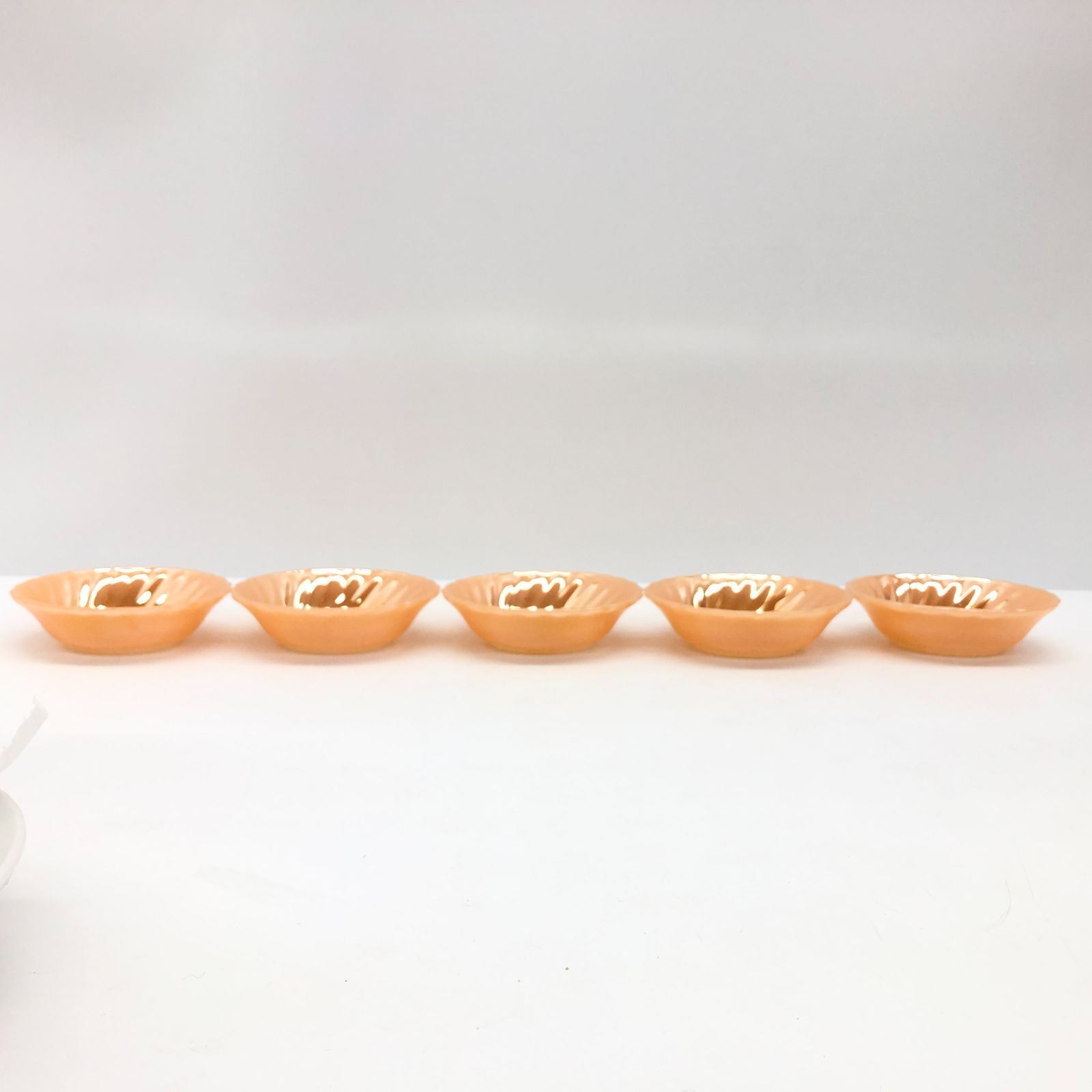 ファイヤーキング アンカーホッキング ピーチラスター フルーツボウル バブル3つ 美品】ANCHOR HOCKING アンカーホッキング ピーチラスター ボウル