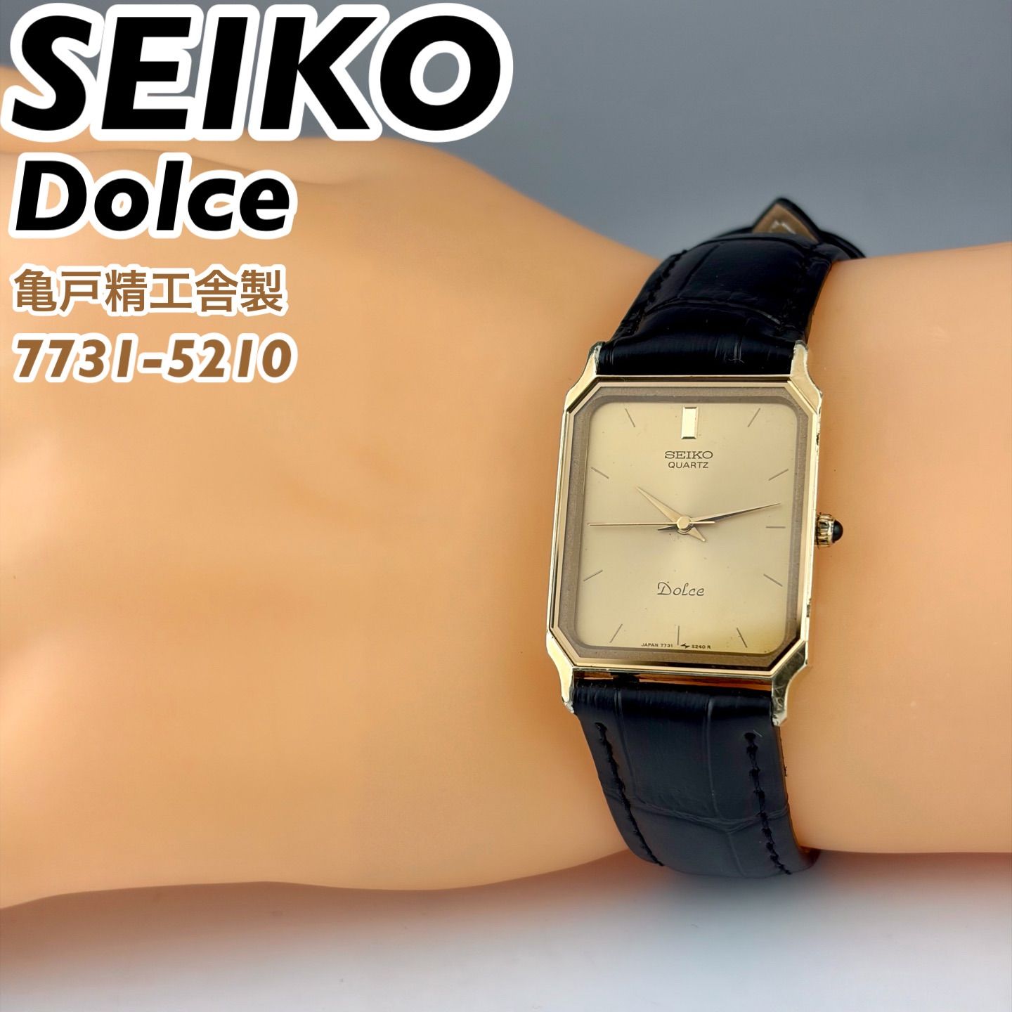 時計 382 稼働 SEIKO 時計 Dolce メンズ ゴールド SGP30 希少