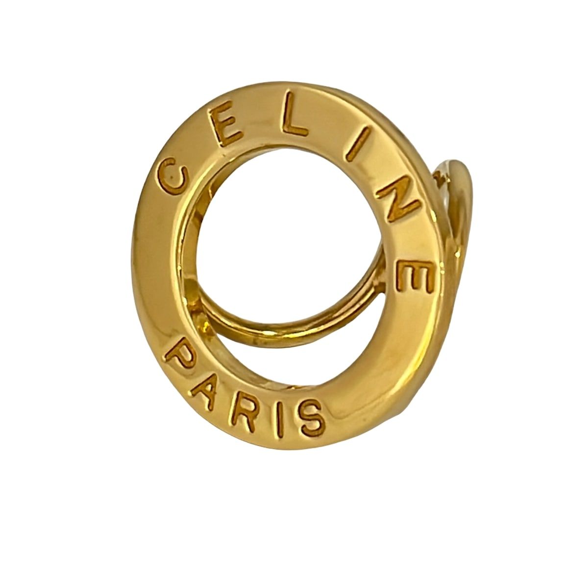 CELINE(セリーヌ) スカーフリング美品 - ゴールド - メルカリ