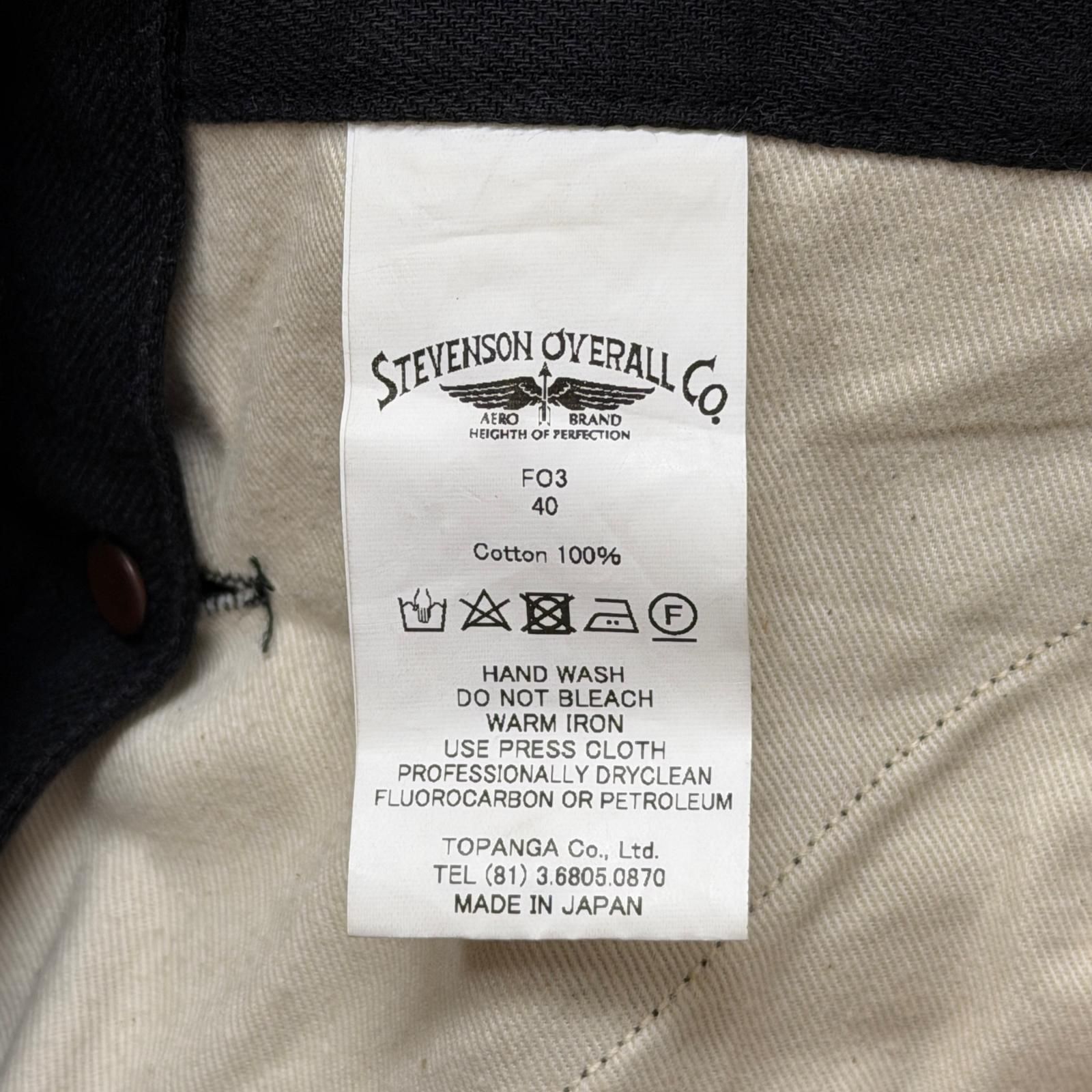 THE STEVENSON OVERALL CO. Farm-Orr オーバーオール スティーブンソン