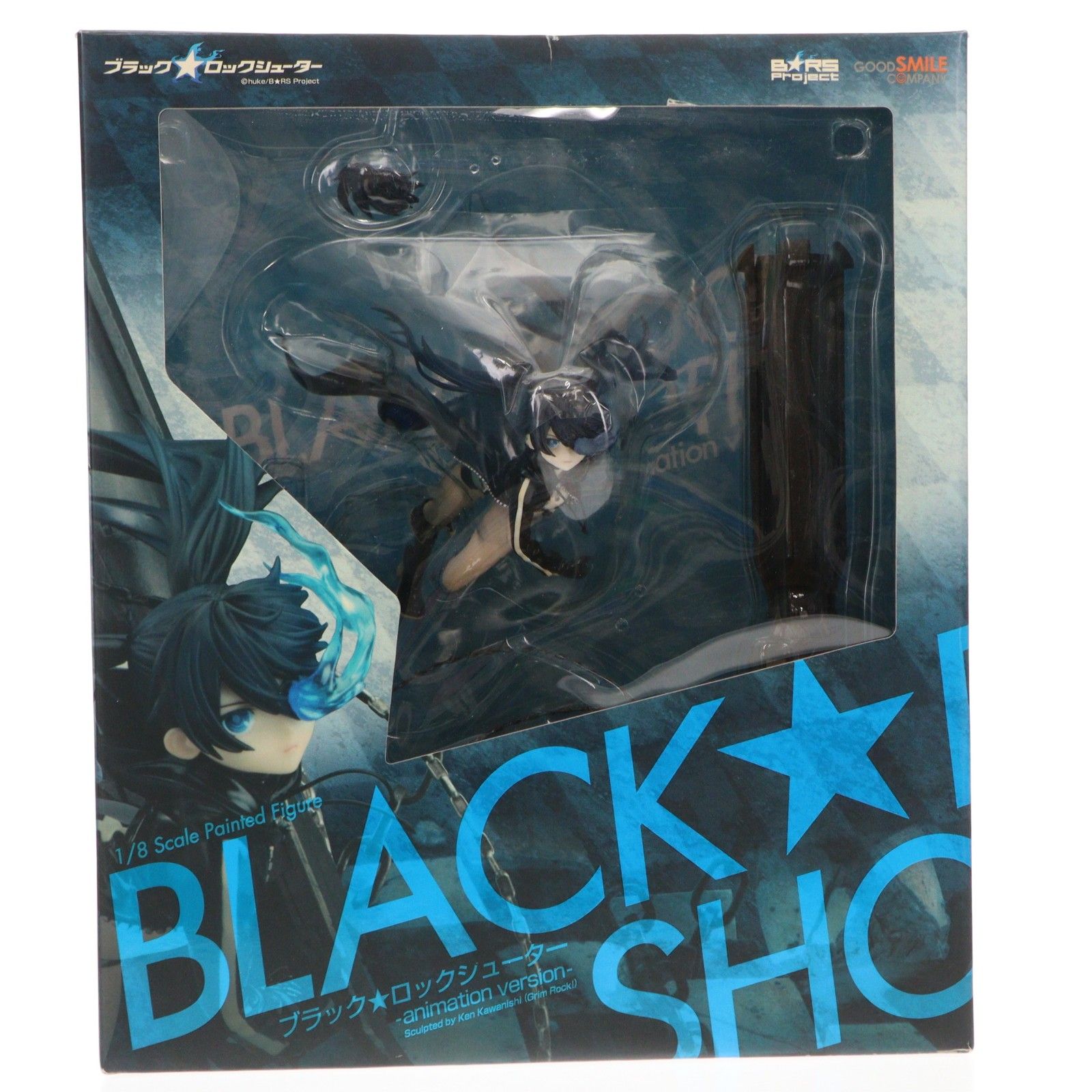 初期不良対応シール無し ブラック★ロックシューター -animation version- 1/8 完成品 フィギュア グッドスマイルカンパニー