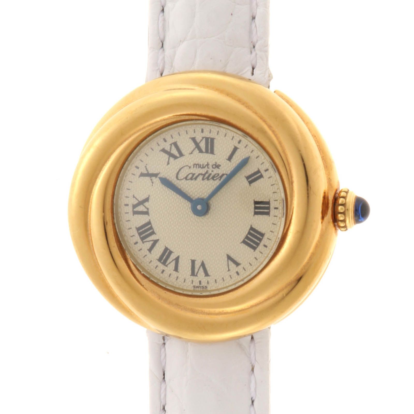 CARTIER カルティエ マスト トリニティ W1016430 腕時計 GP ゴールド文字盤 レディース【中古】【430】2148104158154 172,095円
