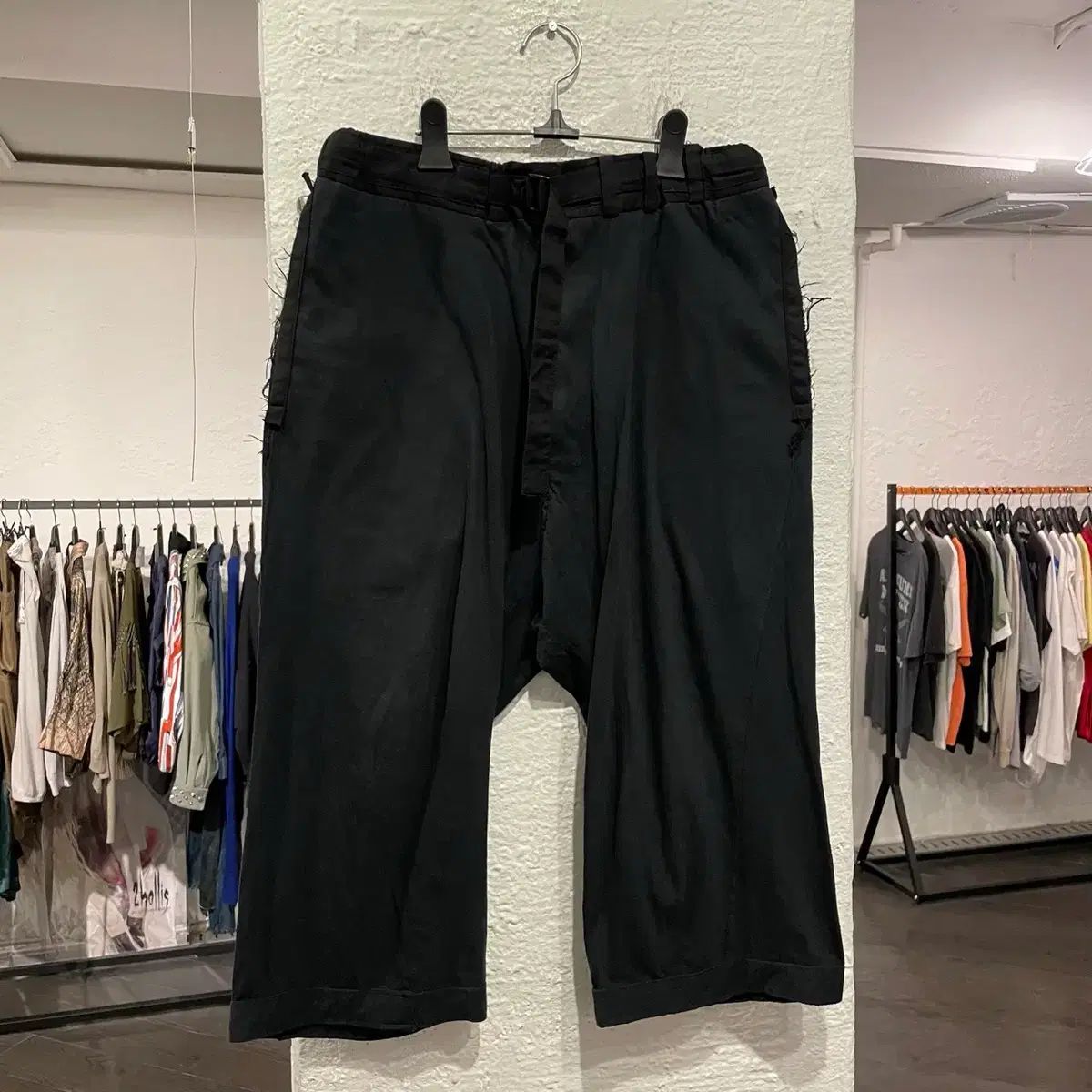 YOHJI YAMAMOTO ヨウジヤマモト プール オム ベルト付き サルエル