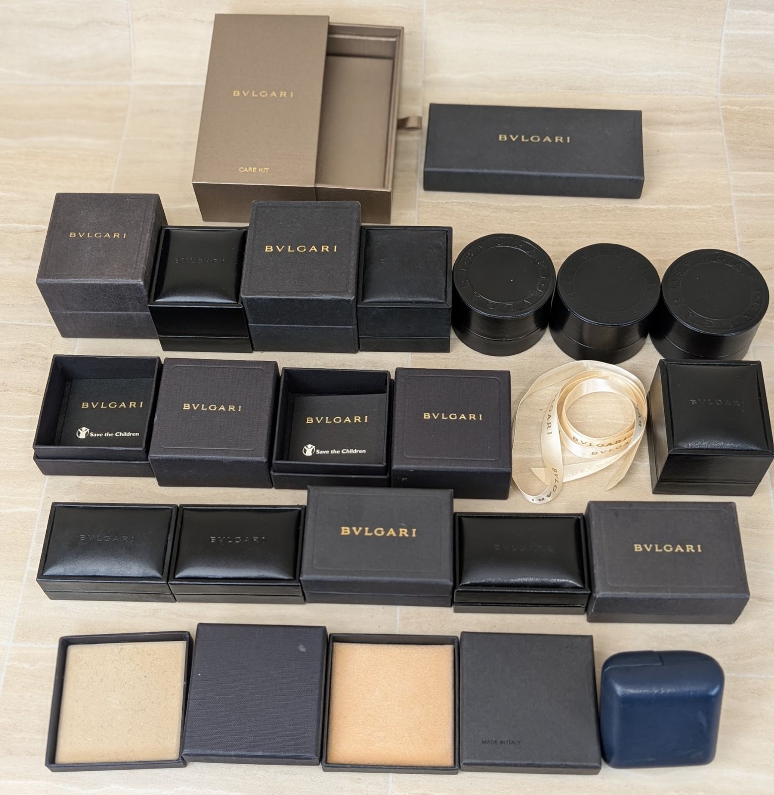まとめ売り　BVLGARI　ブルガリ　リング　指輪　空箱　ボックス　ケース まとめ売り 大量 セット BVLGARI ブルガリ リング 指輪 アクセサリー