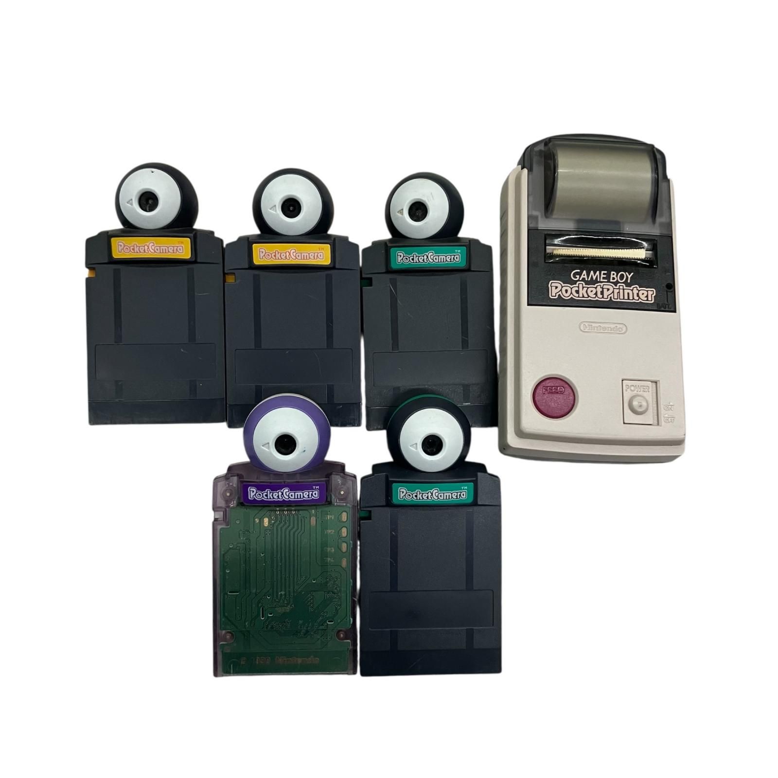 199990 動作未確認 Nintendo 任天堂 ニンテンドウ ポケットプリンター ポケットカメラ 6点まとめ売り