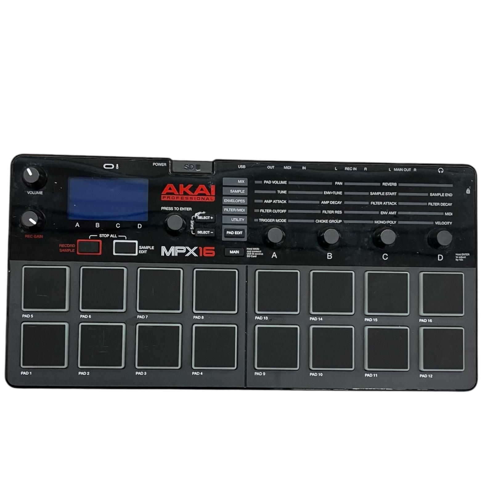 199990 動作未確認 AKAI アカイ サンプラー MPX16　
