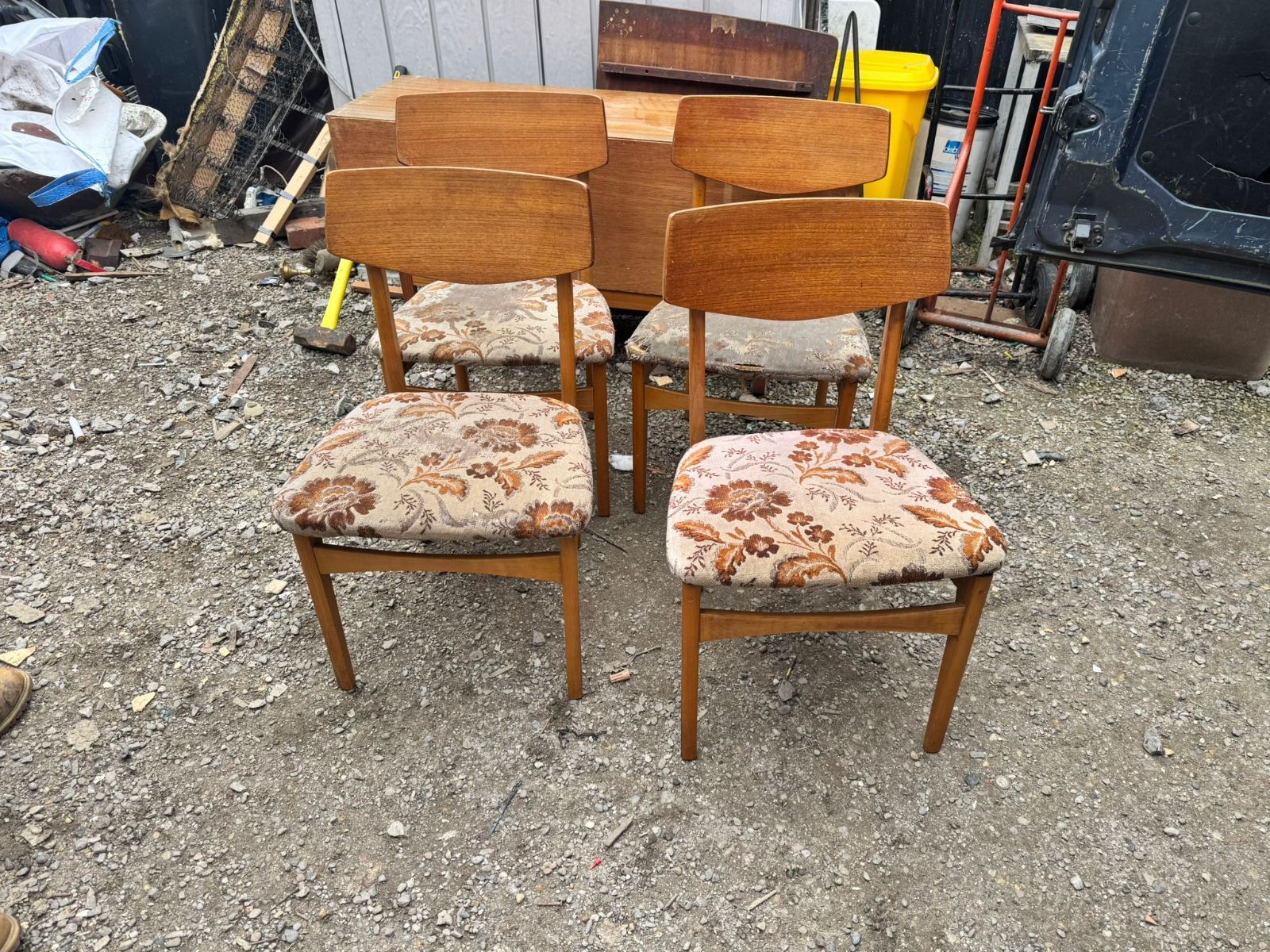 ＜入荷前先行予約＞ ダイニングチェア 4脚 NATHAN ヴィンテージ ミッドセンチュリー