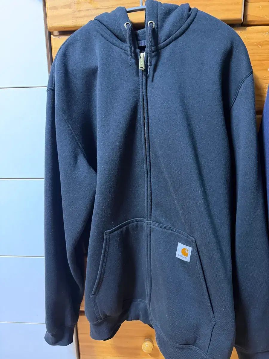 カーハート パーカー ジップアップ ブラック L (新品)