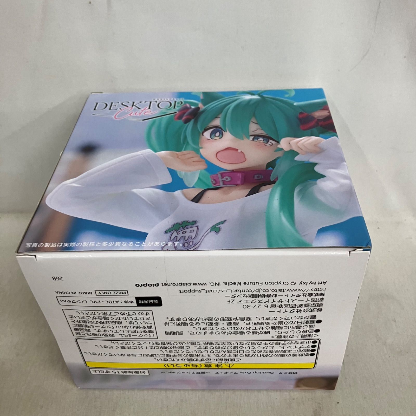 未開封 初音ミク Desktop Cute 初音ミク 猫耳Tシャツ フィギュア 3個