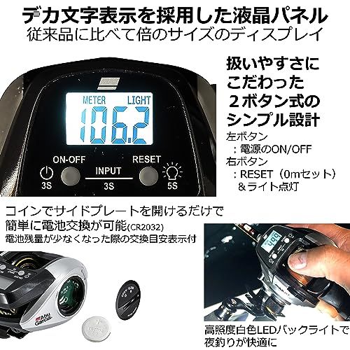 Abu Garcia MAX DLC MHP 右巻き AbuGarcia (アブガルシア) MAX DLC MHP 大画面 デジタルライン