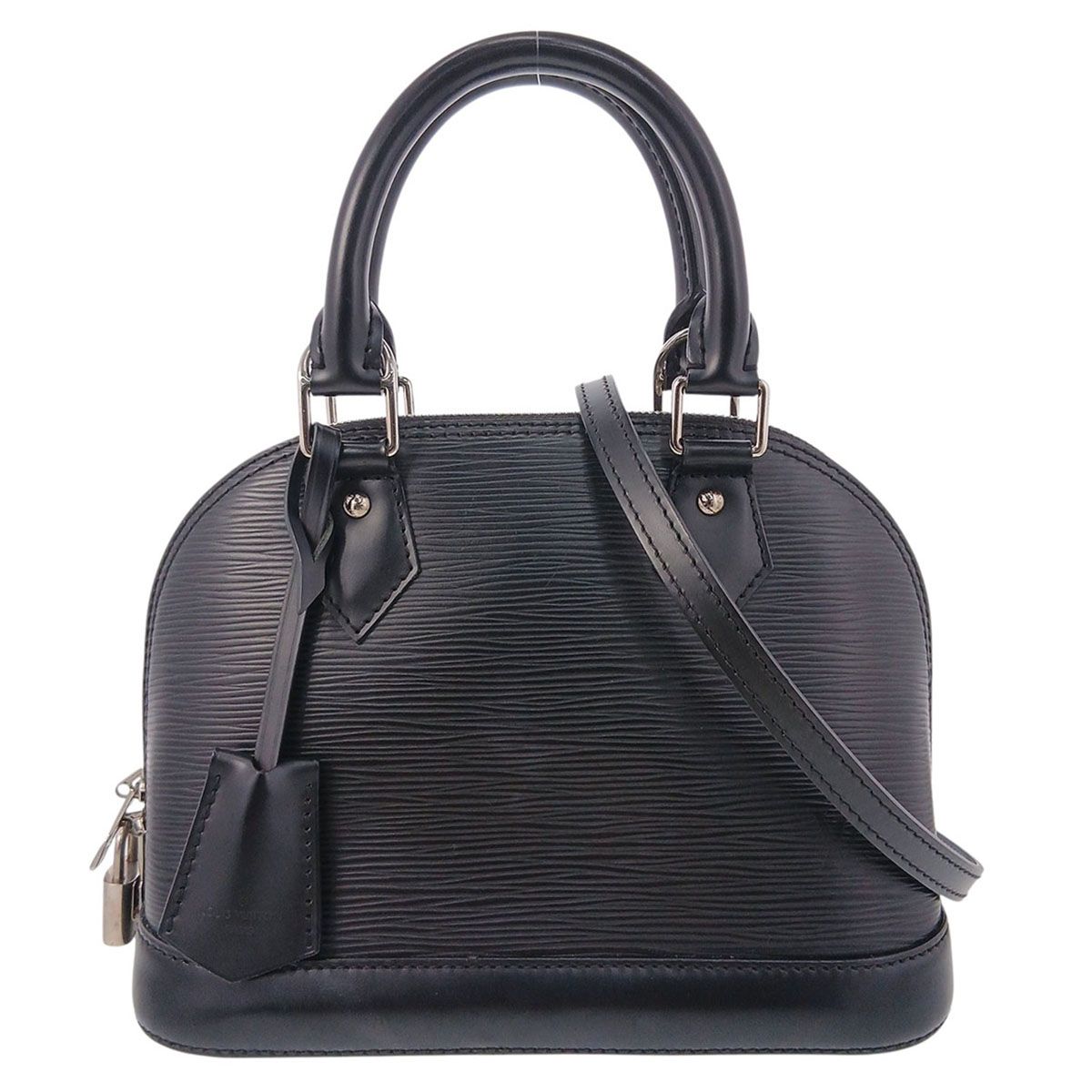 LOUIS VUITTON ルイ・ヴィトン アルマBB ショルダーバッグ M40862 レディース エピレザー ブラック 中古
