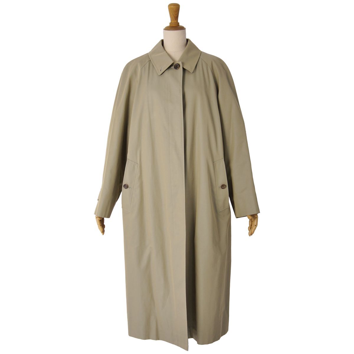 本物上質●M　バーバリー　ロンドン　ステンカラーコート　BURBERRY 美品 バーバリー ロンドン BURBERRY LONDON コート ステンカラー