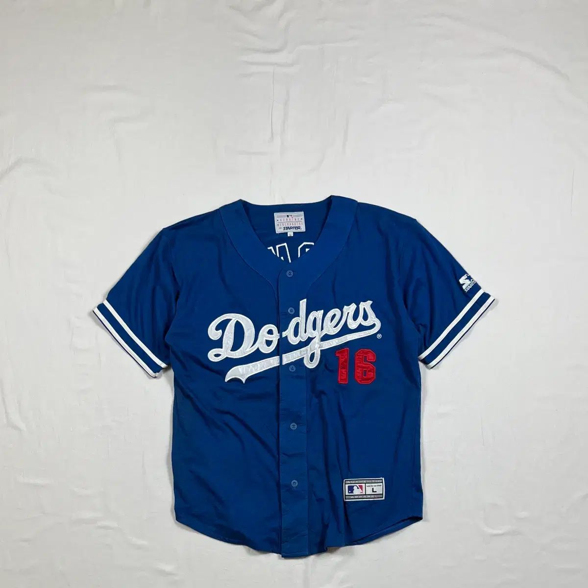 90s STARTER MLB ドジャーズ 野茂英雄 ベースボール シャツ - メルカリ