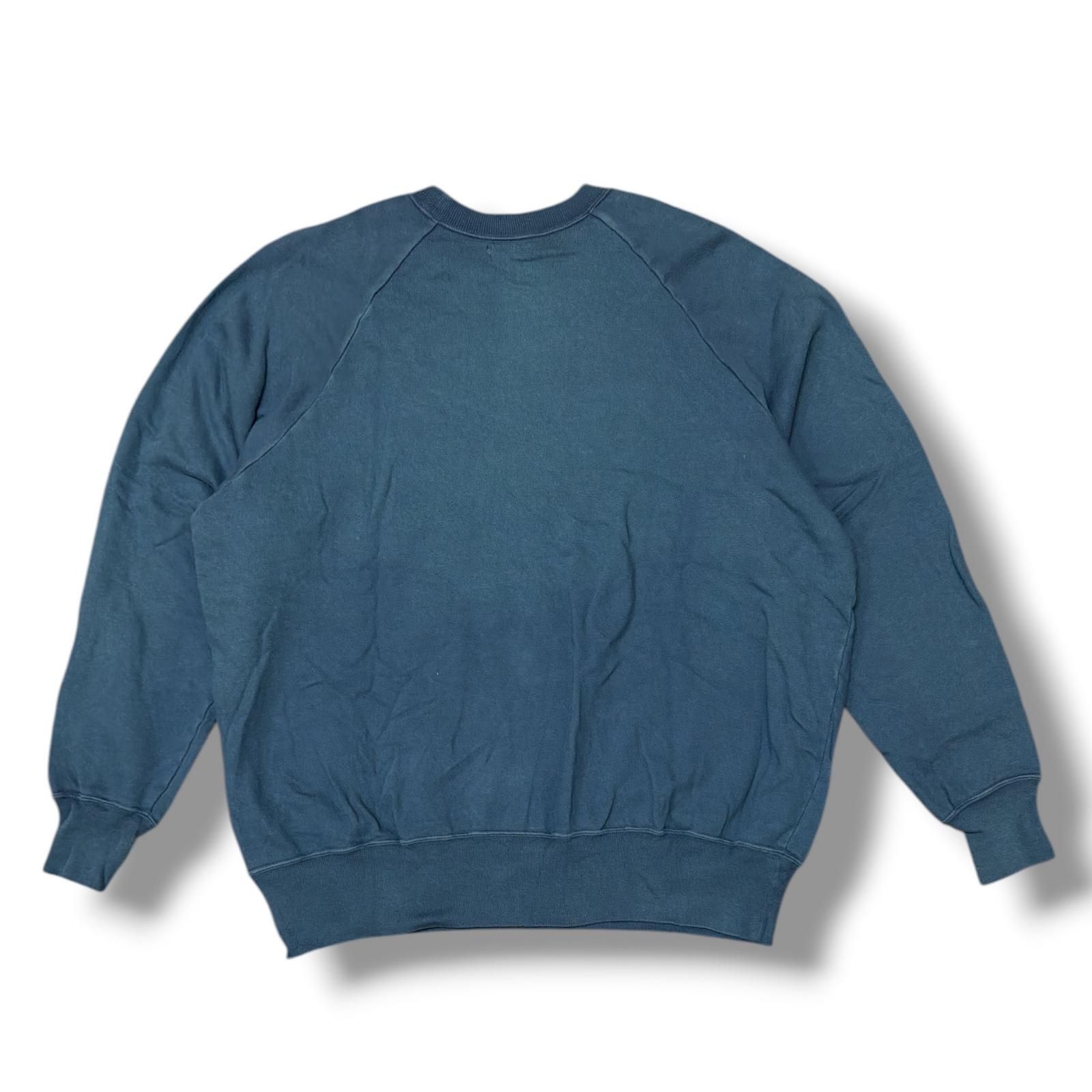 参考上代38500円 未使用 A.PRESSE 26SS Vintage Light Weight Sweatshirt ヴィンテージライトウェイトスウェット トレーナー アプレッセ 26SAP-05-09 ブルー 2 （18930M） 参考上代38500円 未使用 A.PRESSE 26SS Vintage Light Weight