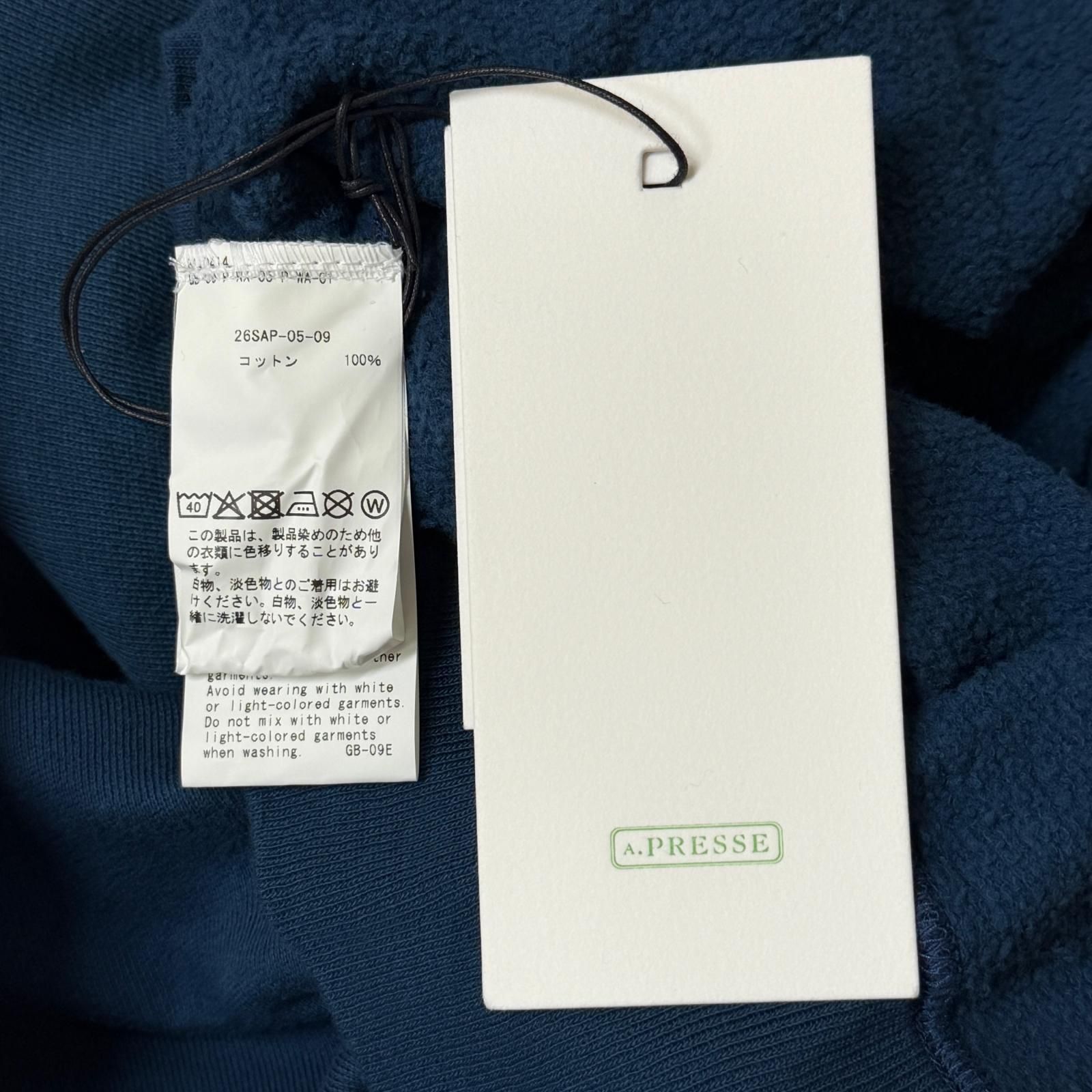 参考上代38500円 未使用 A.PRESSE 26SS Vintage Light Weight