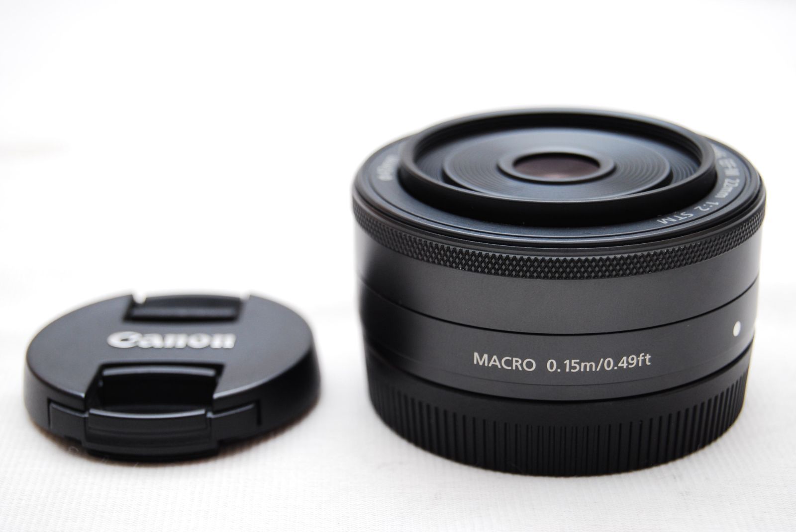 ☆美品 Canon 単焦点広角レンズ EF-M22mm F2 STM ミラーレス一眼