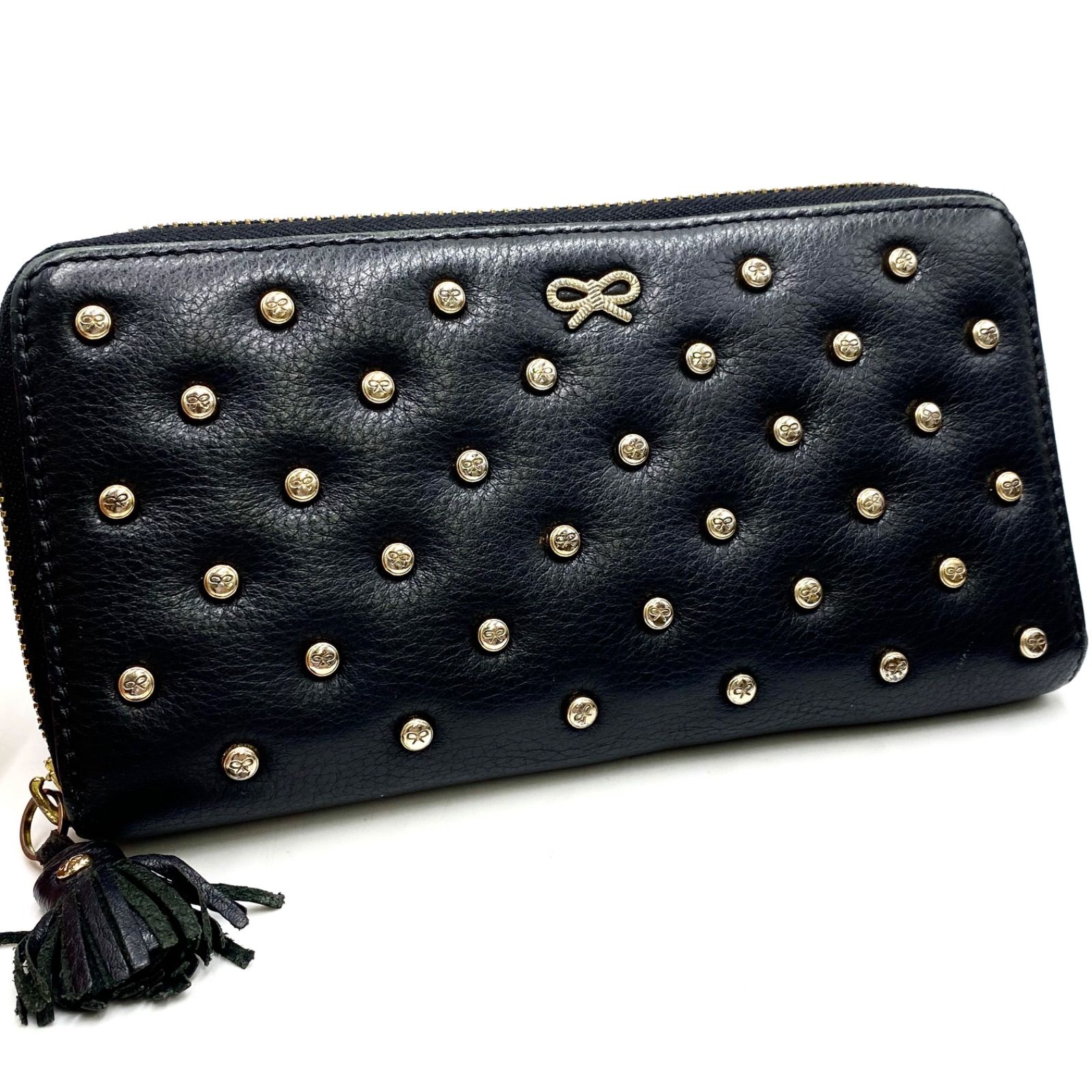 ANYA HINDMARCH アニヤ ハインドマーチ 長財布 ウォレット スタッズ 