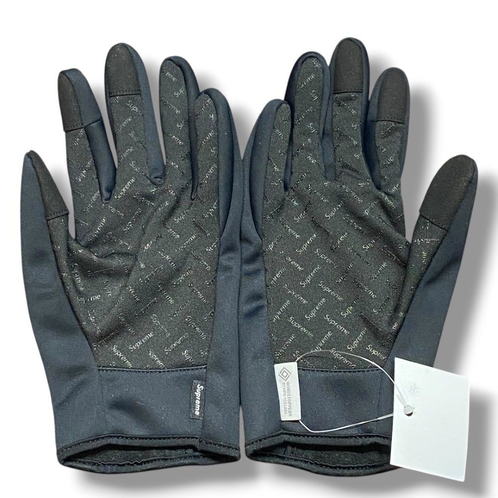 SUPREME WINDSTOPPER ZIP GLOVES Lサイズ ブラック - メルカリ
