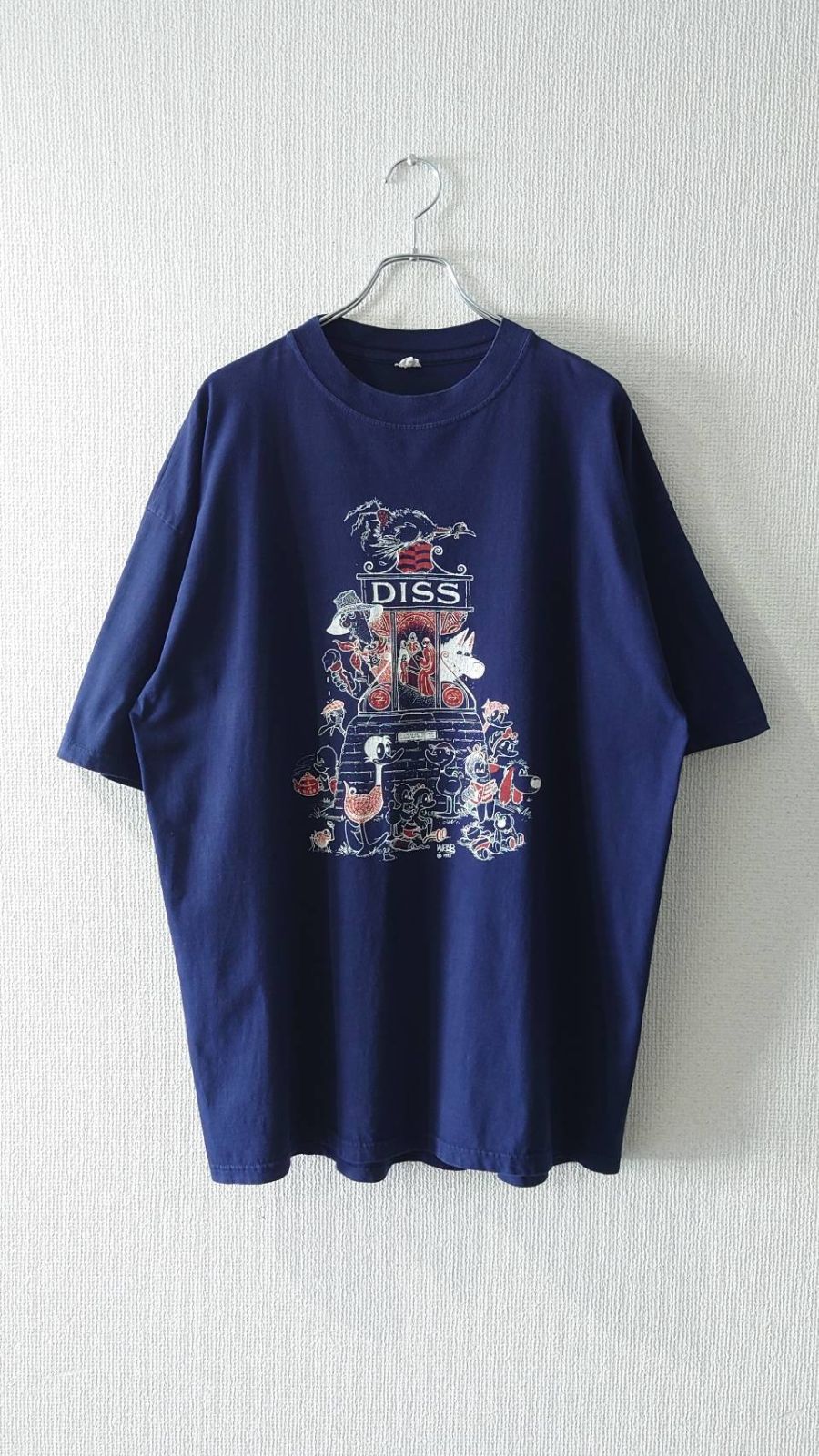 92’s Mike Webb art print T-shirt XXL