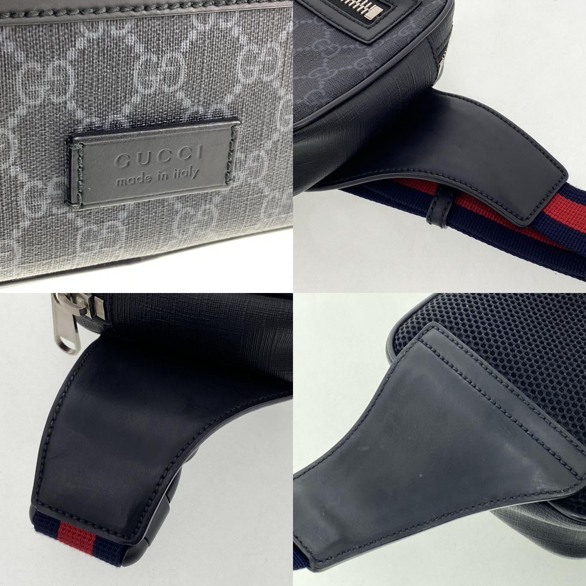 GUCCI グッチ GGスプリーム ベルトバック ウエストバッグ 474293