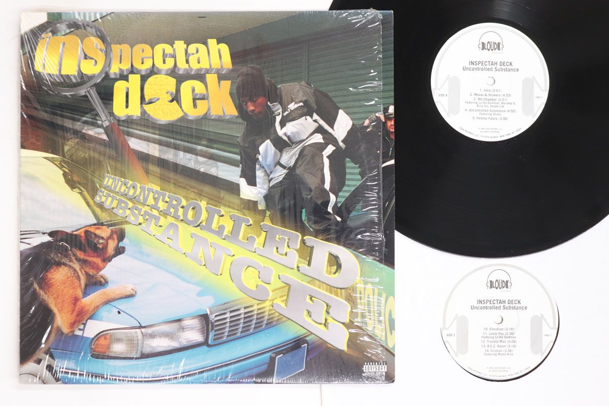 2discs LP Inspectah Deck Uncontrolled Substance 18651 LOUD RECORDS /00520