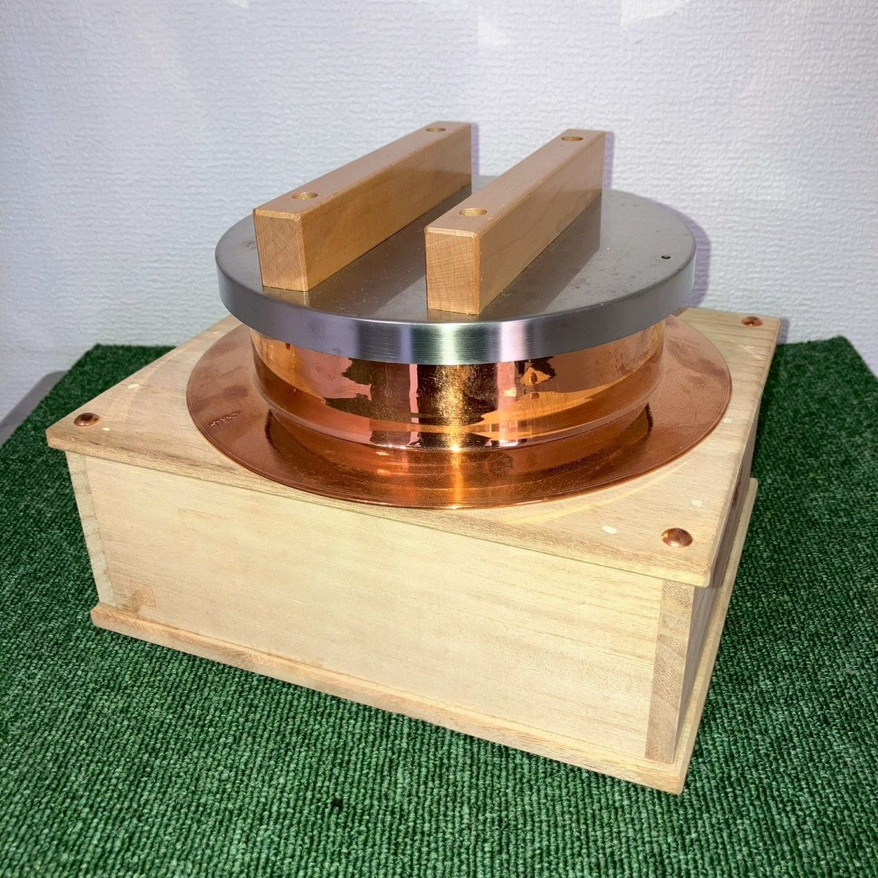 D5239 【中古品/送料無料】新光金属 ごはんはどうだ 純銅製炊飯釜 3合