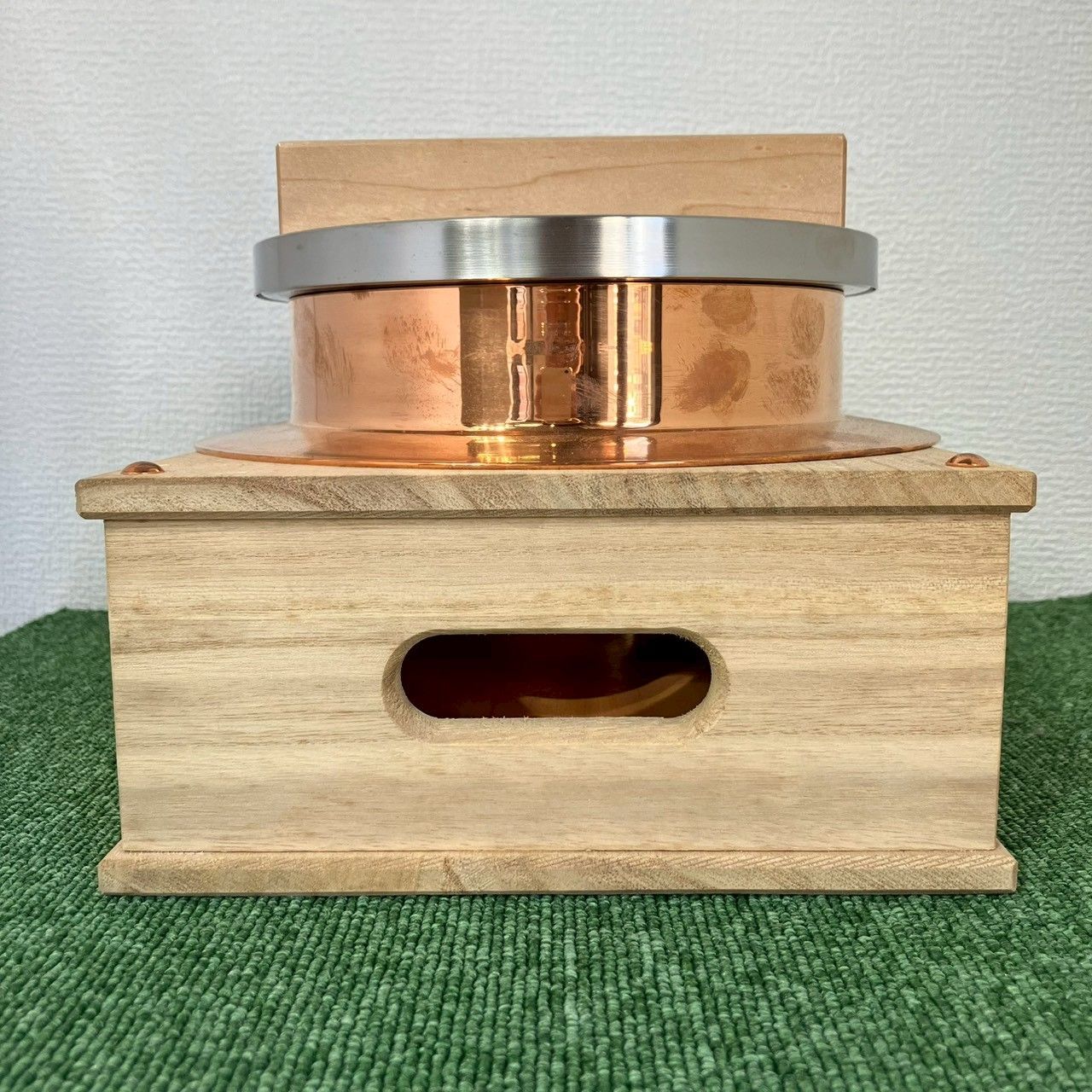 D5239 【中古品/送料無料】新光金属 ごはんはどうだ 純銅製炊飯釜 3合