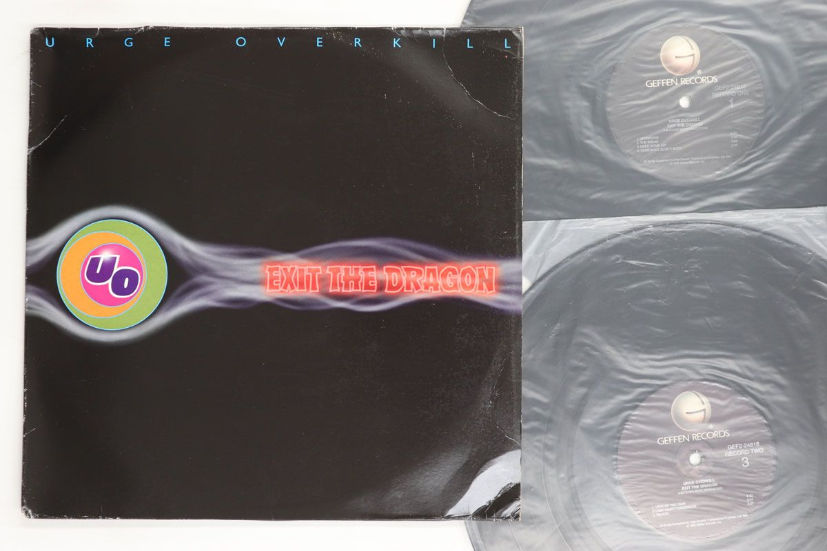 2discs LP Urge Overkill Exit The Dragon GEF224818 	Geffen /00520