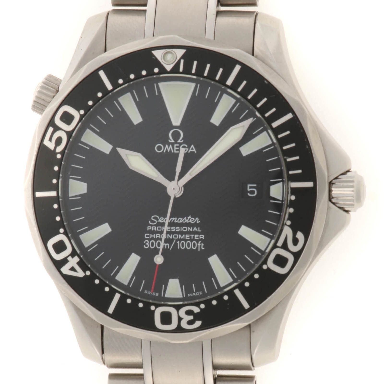 OMEGA オメガ シーマスター プロフェッショナル 2254.50 ブラック ステンレススチール メンズ 自動巻き 【中古】【200】