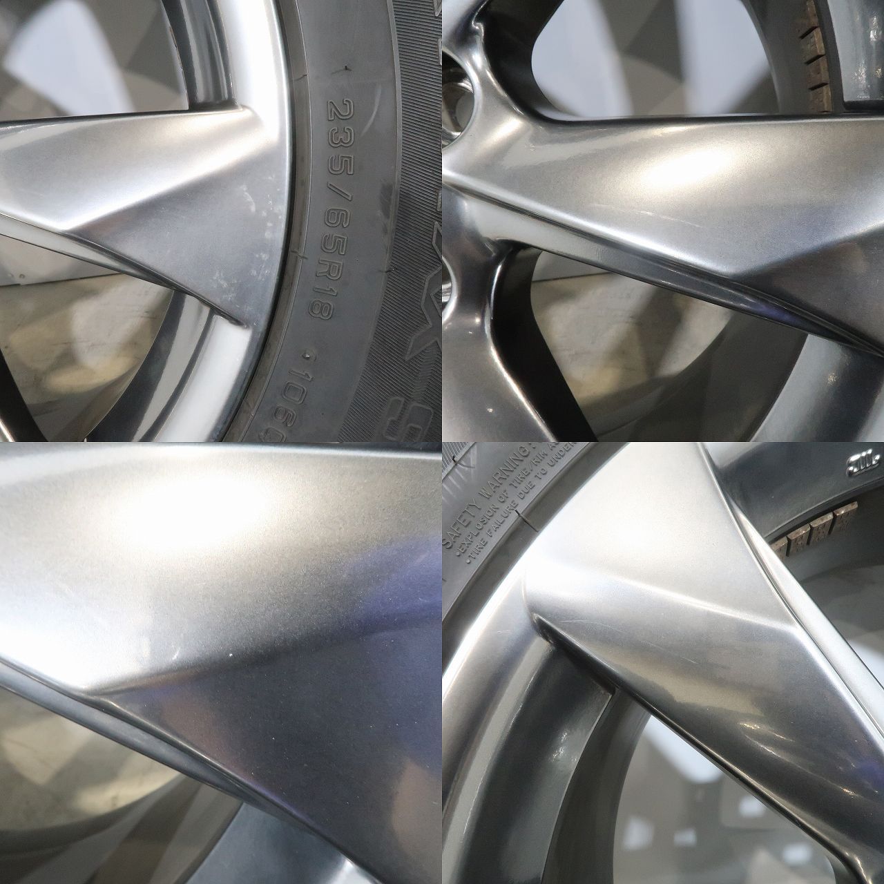 4本 レクサス RX 20系 純正 18インチ ホイール 8J +30 5H PCD114.3