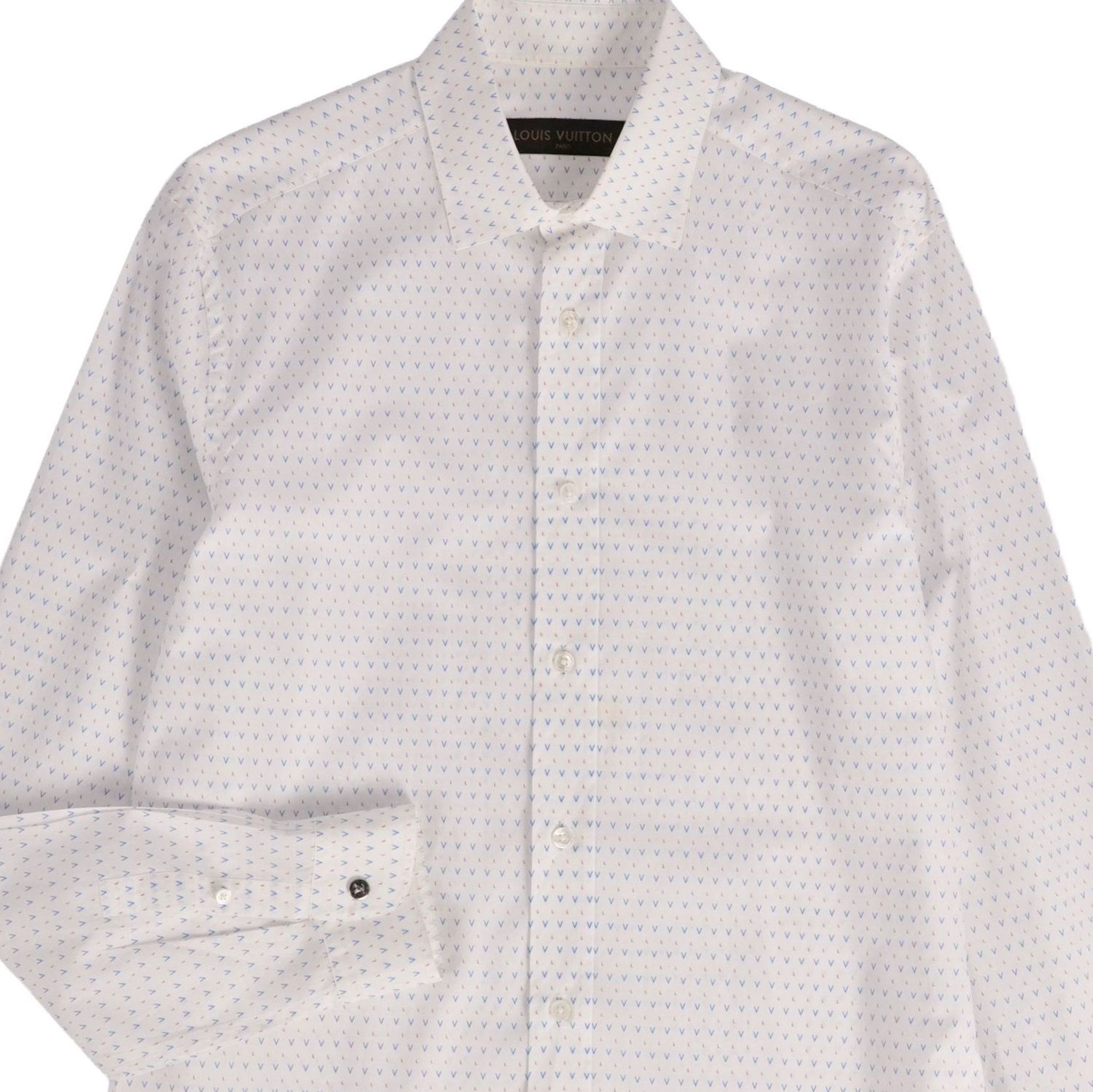 美品 ルイヴィトン LOUIS VUITTON シャツ ロングスリーブ 長袖 モ