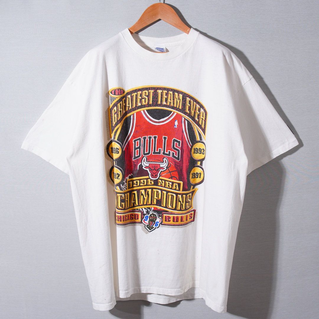 90s USA製 1996年製 NBA シカゴ ブルズ Tシャツ XL ホワイト