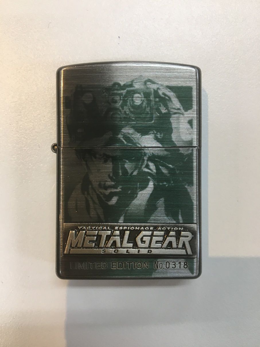 【限定1000個 レア】未使用 メタルギアソリッド ZIPPO セット Zippo METAL GEAR SOLID 限定1000個 ジッポー メタルギアソリッド 初代