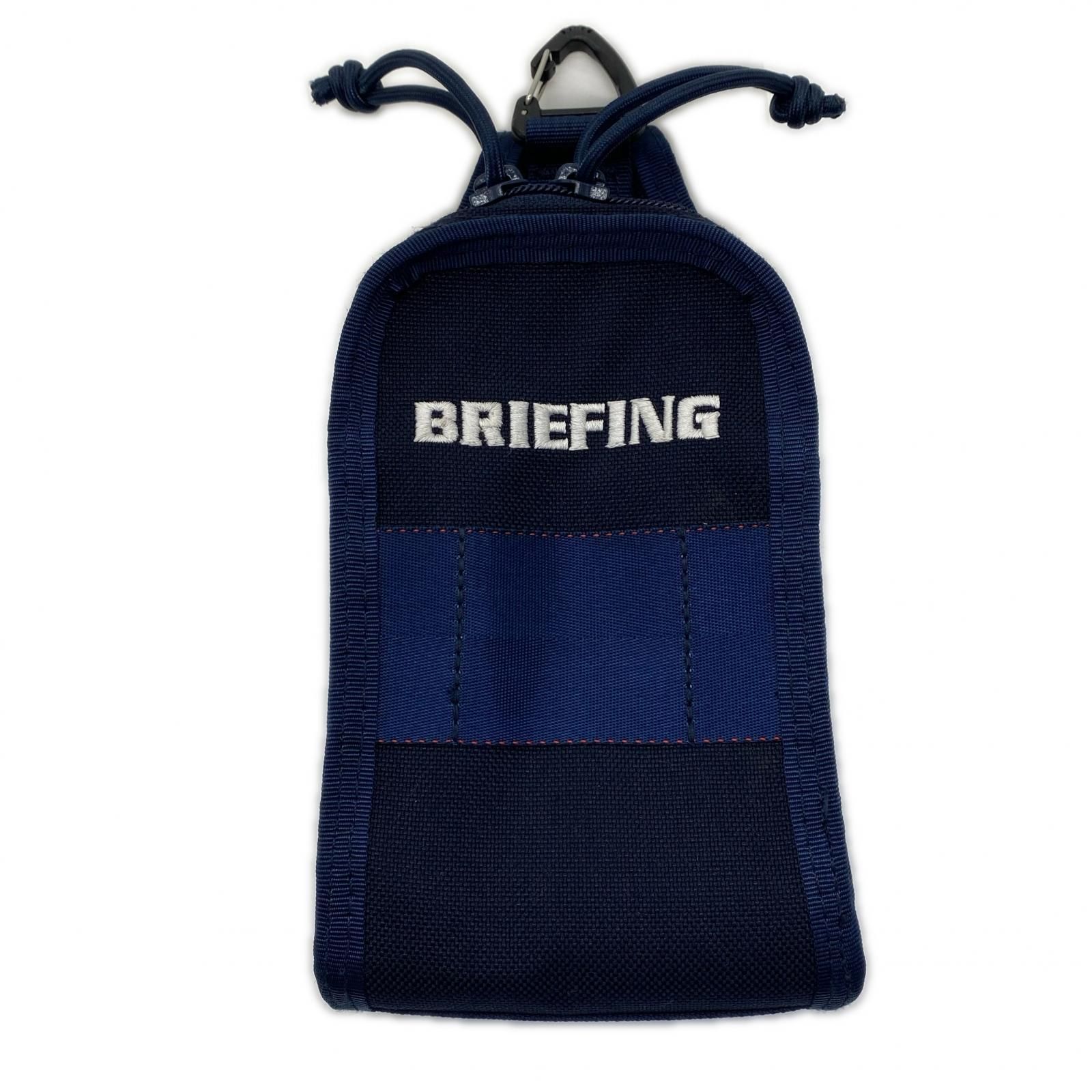 中古 ブリーフィング BRIEFING マルチケース ネイビー 紺 マルチポーチ
