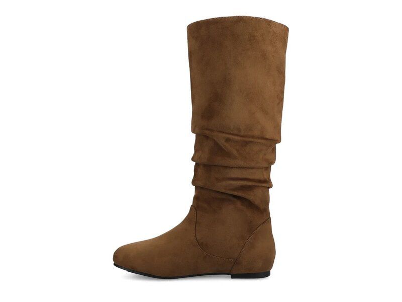 ジャーニー レディース シューズ ブーツ・レインブーツ Journee Jayne Boot Honey Brown Suede ブラウン
