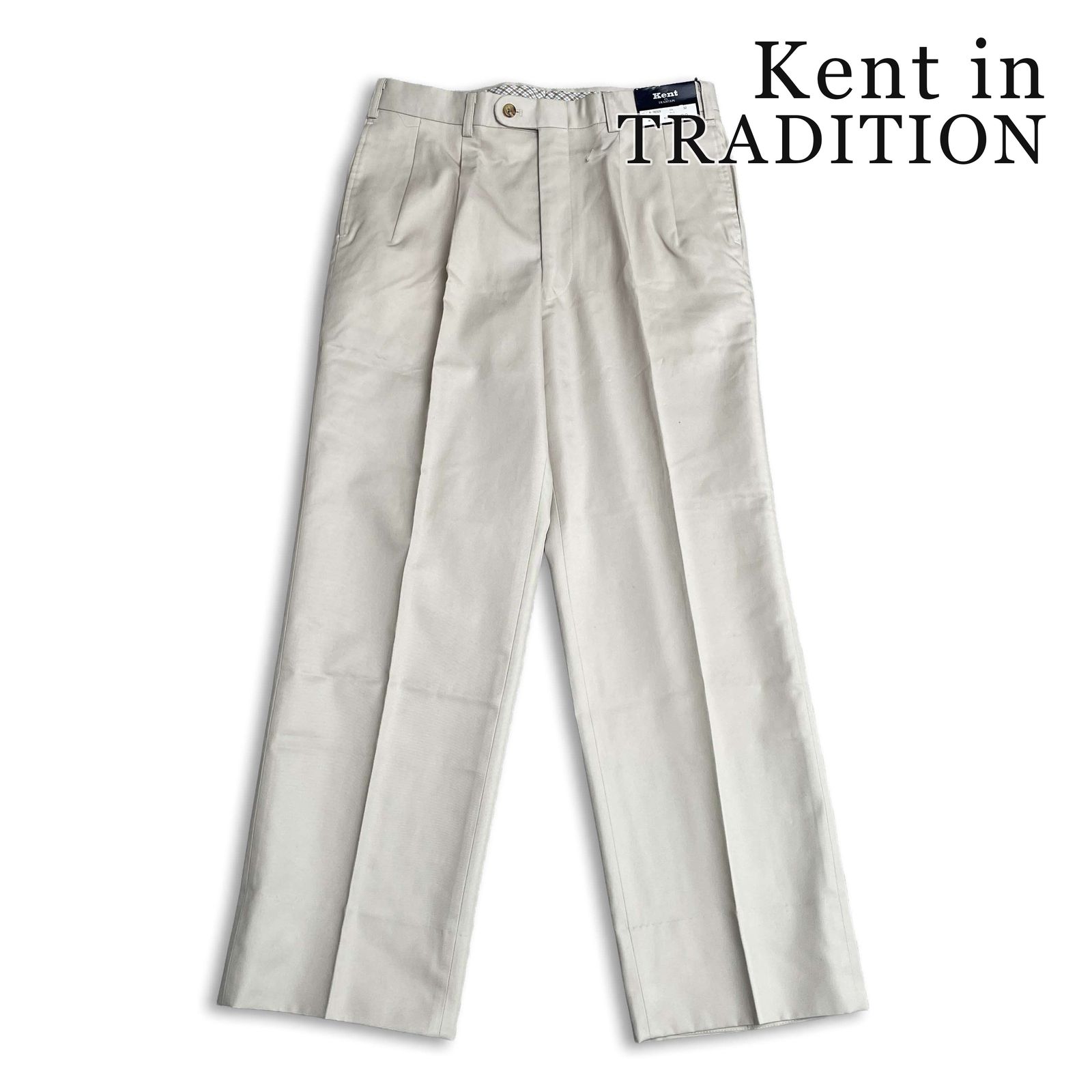 新品 未使用】 Kent in TRADITION ケント 通年☆ 2タック ワイド