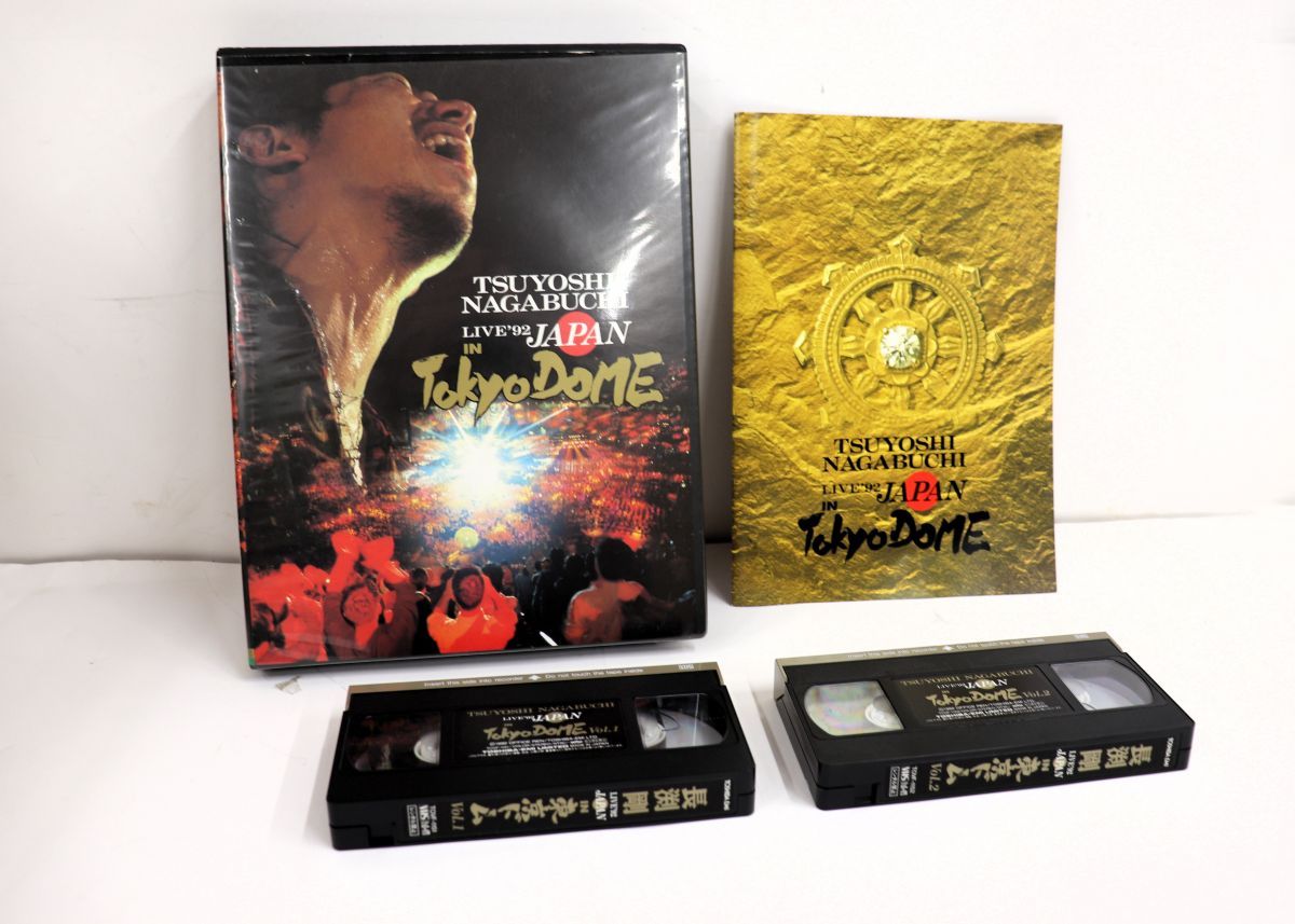 2discs VHS 長渕剛 Live 92 Japan In Tokyo DOME TOVF11512 /01000