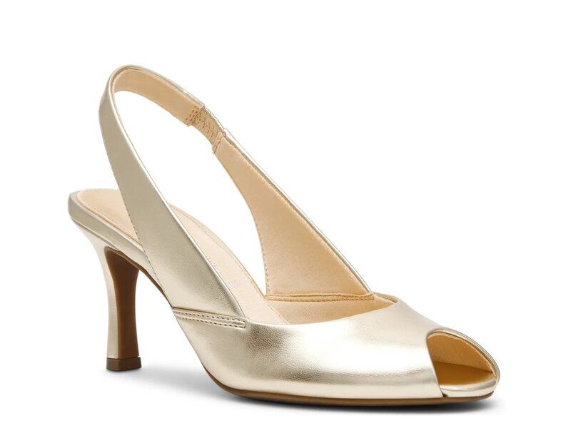 アンクライン レディース シューズ サンダル Anne Klein Jovi Sandal Gold Metallic ゴールド