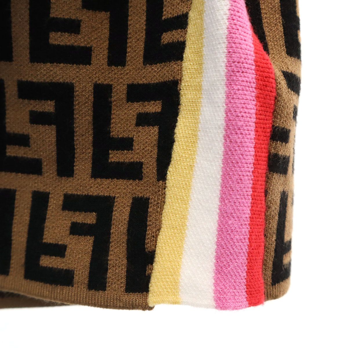FENDI フェンディ イタリア製 ズッカ柄 ノースリーブ ショート丈