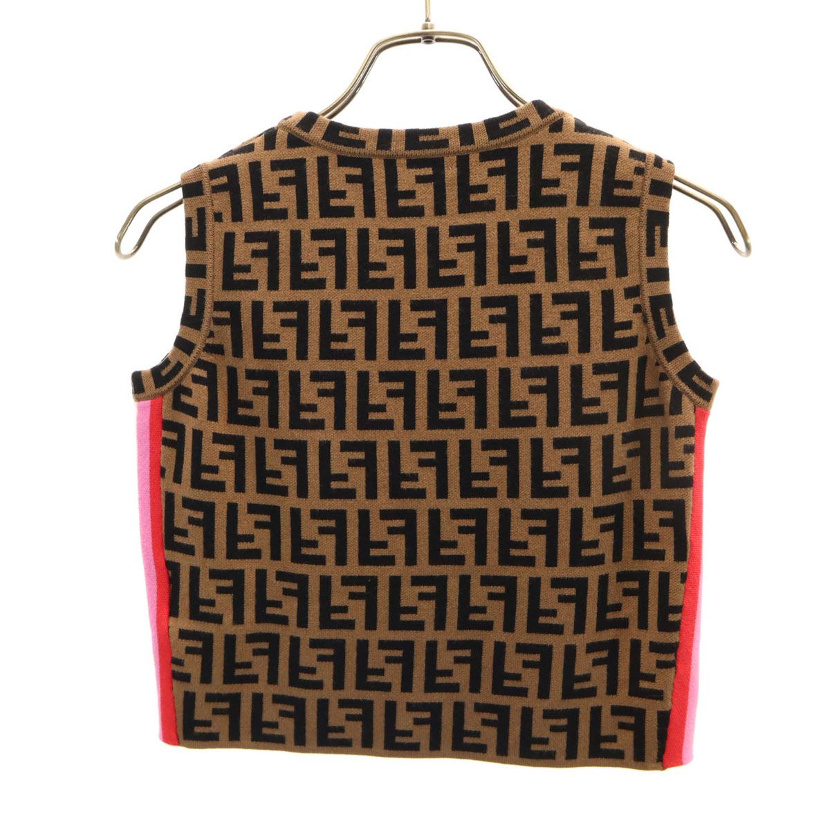 FENDI フェンディ イタリア製 ズッカ柄 ノースリーブ ショート丈