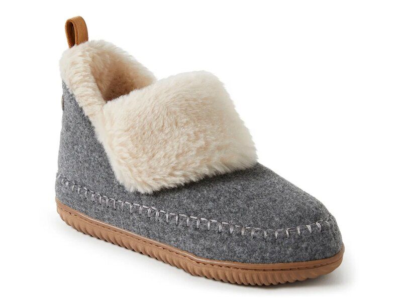 ディアフォームズ レディース シューズ ブーツ・レインブーツ Dearfoams Mortiz Bootie Slipper Womens Grey グレー