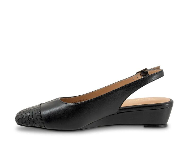 トロッターズ レディース シューズ パンプス Trotters Dea Wedge Pump Black Croc Print ブラック