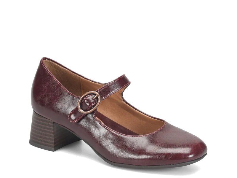 ユーロソフト レディース シューズ パンプス Eurosoft Paulette Mary Jane Pump Burgundy バーガンディ