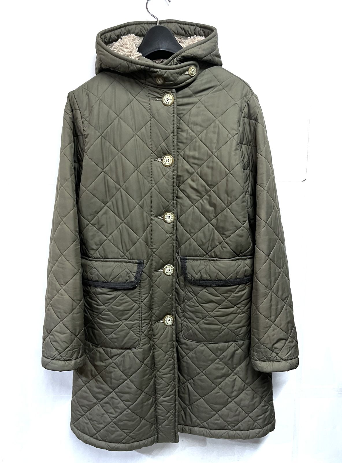 MACKINTOSH｜マッキントッシュ 裏ボア フーデッド キルティングコート