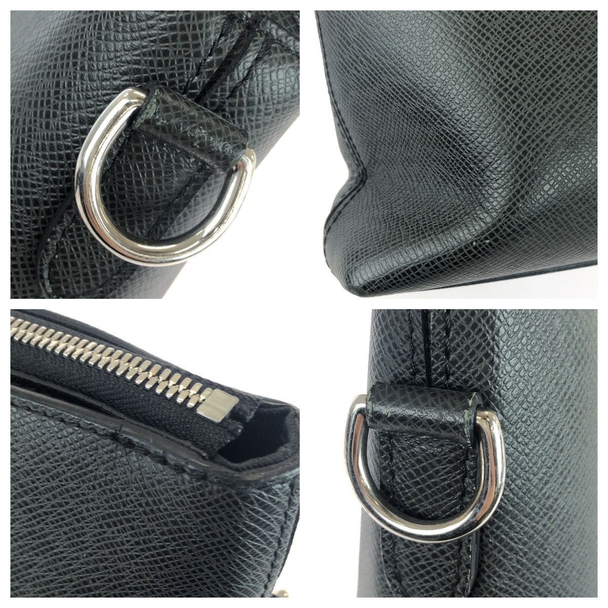 美品 LOUIS VUITTON ルイヴィトン タイガ アントン ブラック 黒