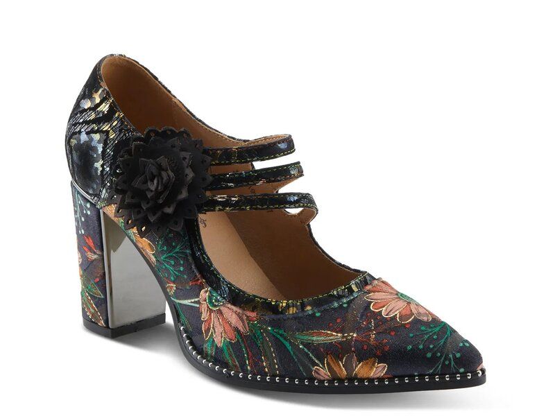 ラリティステ レディース シューズ パンプス LArtiste Vivavelva Mary Jane Pump Multicolor Floral Print マルチカラー