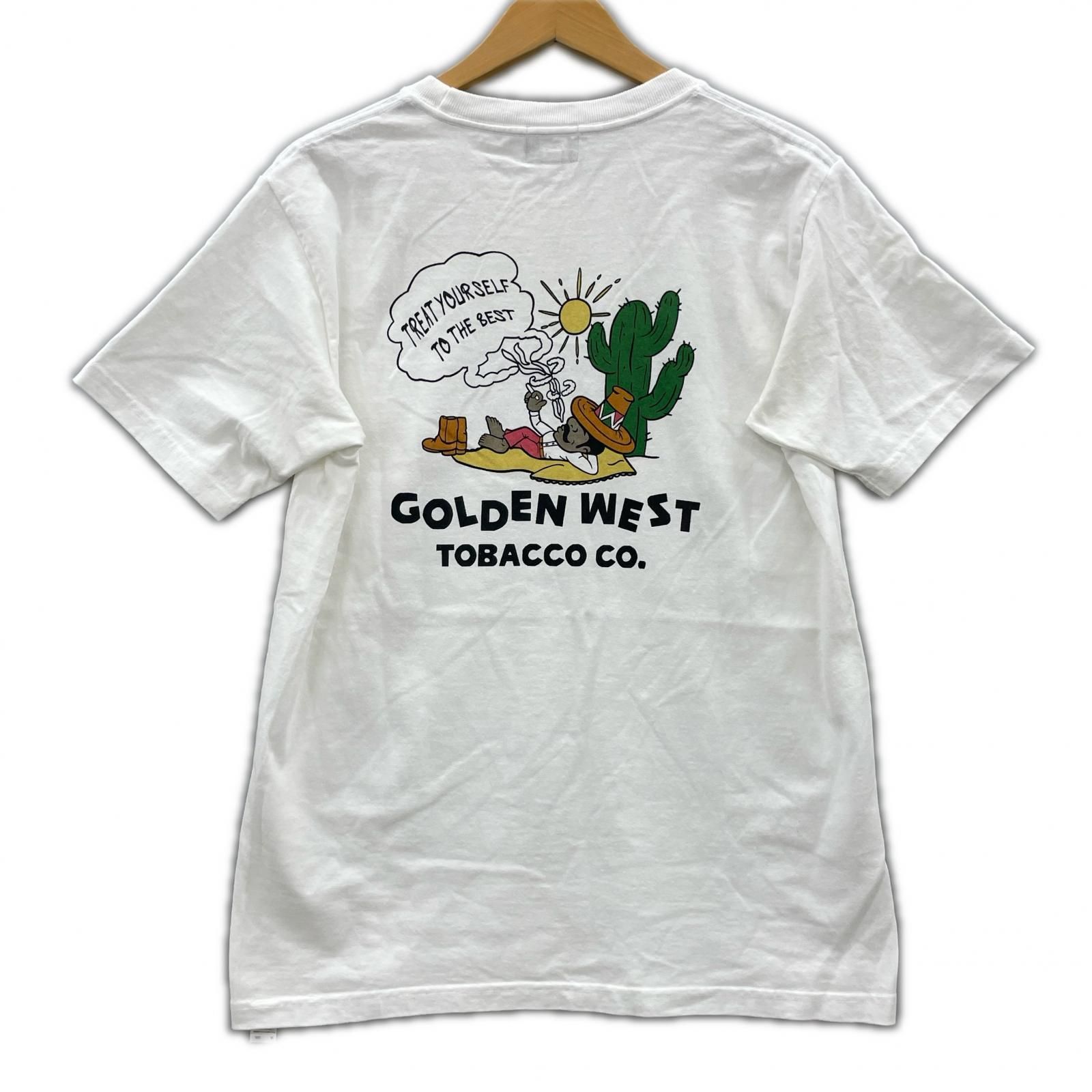 Pherrow's フェローズ クルーネック半袖Tシャツ size38/ホワイト
